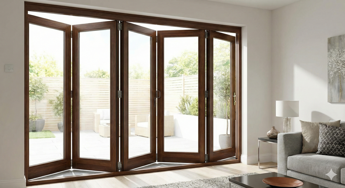 Modern bifold doors Sydney installation
