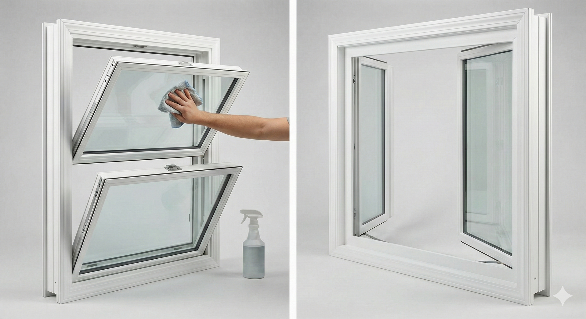 Double hung windows detail